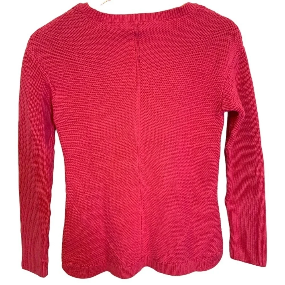 Talbots sweater pink medium weight crew neck size xsmall